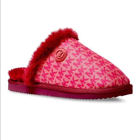 Michael Kors Shoes - Michael Kors Women's Red Winter Slipper Shoes